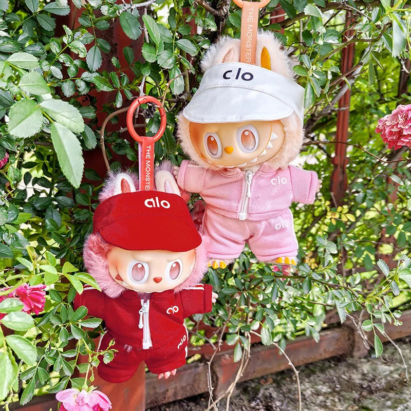 ALO 17cm Labubu Clothes Set(NO DOLL) Accessories Suit Cute Clothes for Labubu Dress up Unique Style (Fits Gen 1/2/3)