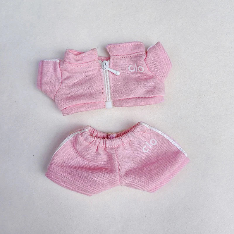ALO 17cm Labubu Clothes Set(NO DOLL) Accessories Suit Cute Clothes for Labubu Dress up Unique Style (Fits Gen 1/2/3)