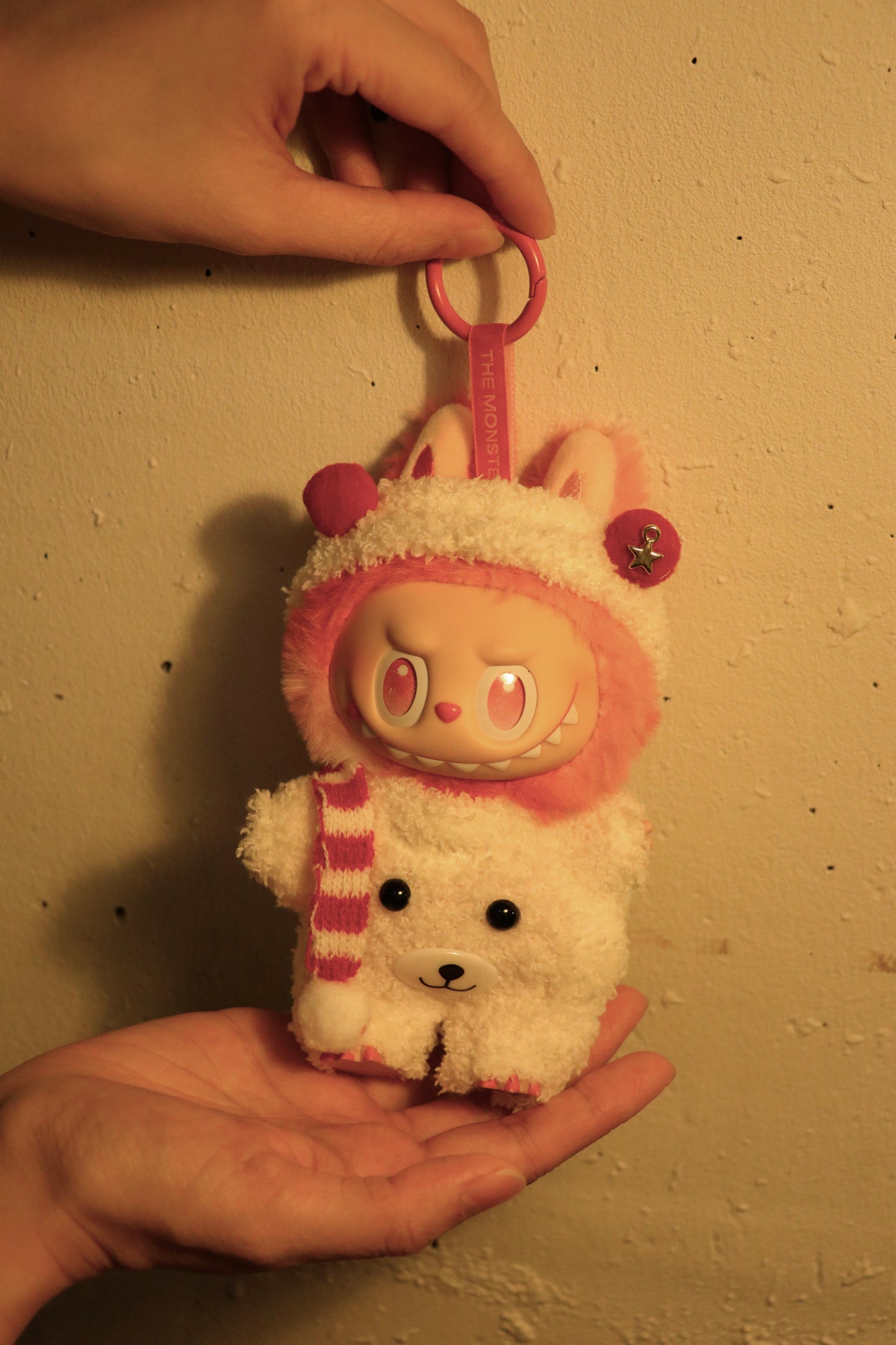 Polar Bear Cozy Outfit for Labubu (Fits Gen 1/2/3)