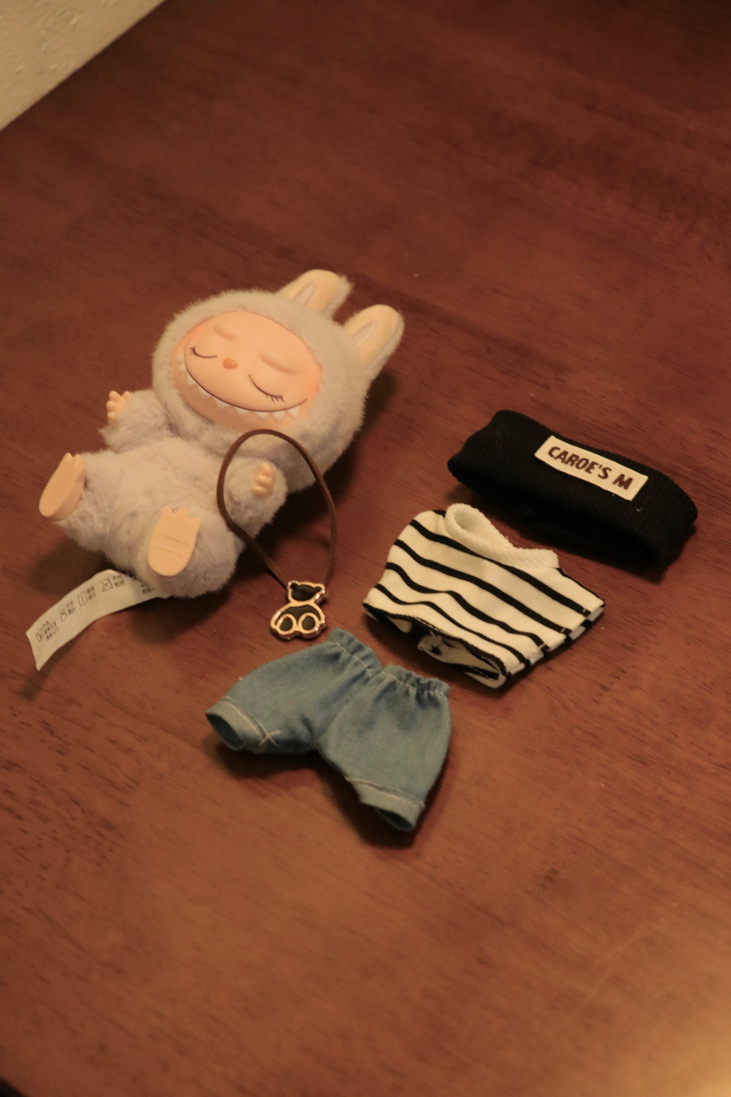 Classic Striped Outfit Set for Labubu (Fits Gen 1/2/3)