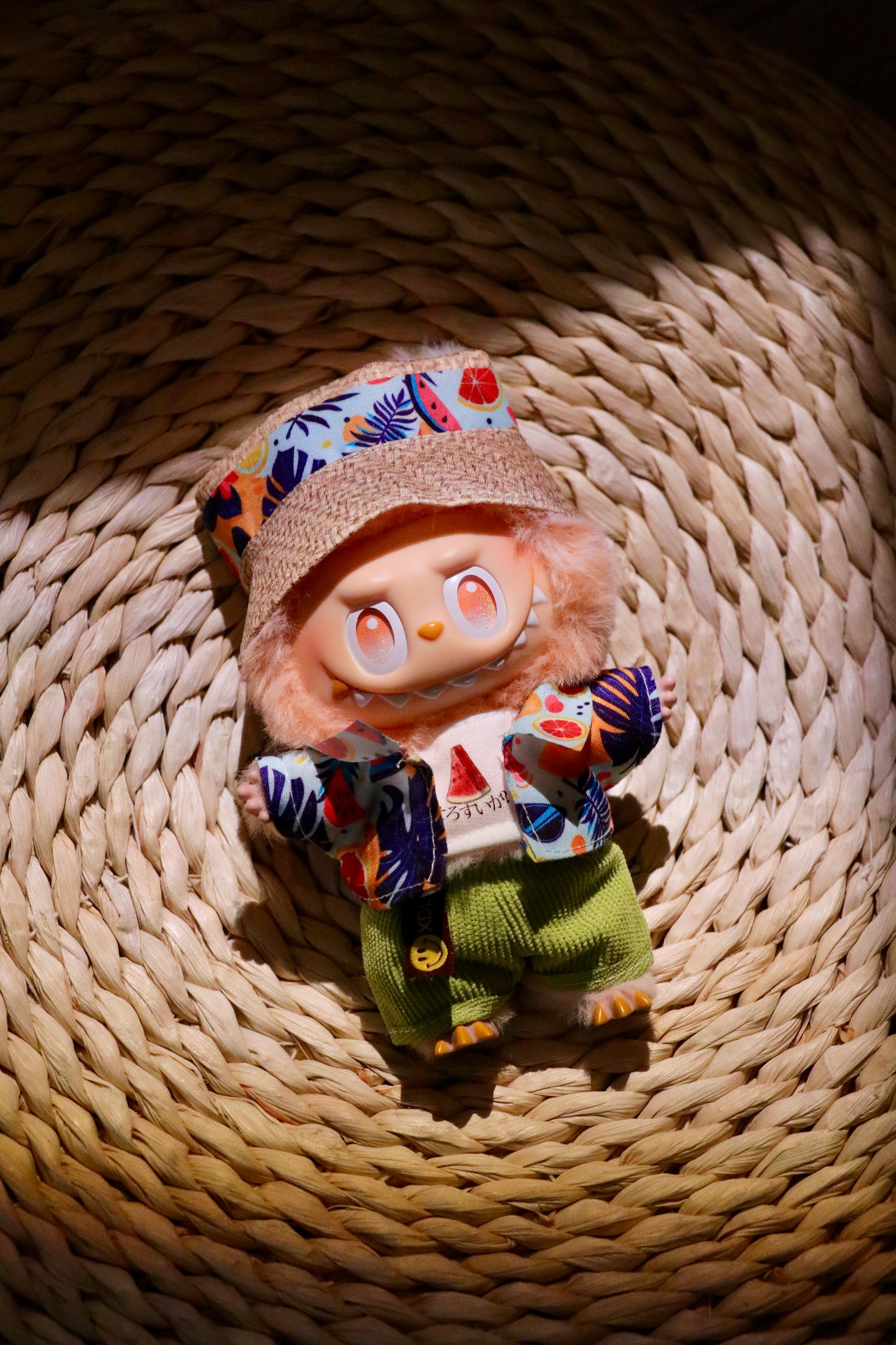 Tropical Summer Outfit for Labubu (Fits Gen 1/2/3)