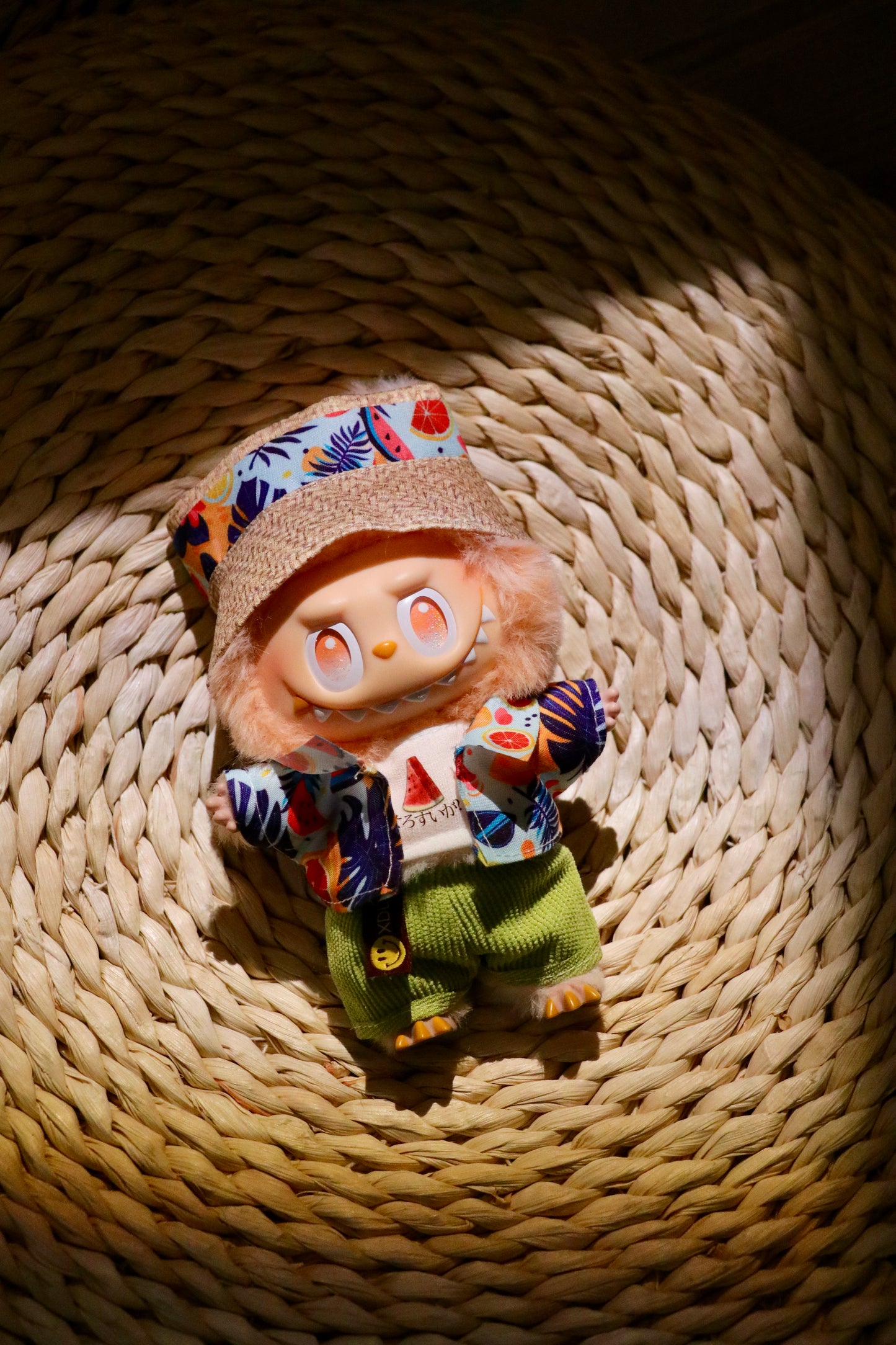 Tropical Summer Outfit for Labubu (Fits Gen 1/2/3)