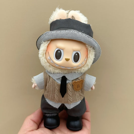 British Gentleman Outfit for Labubu (Fits Gen 1/2/3)