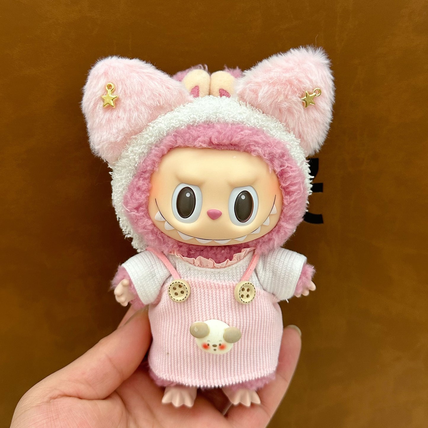 Blush Alpaca Pink Outfit for Labubu (Fits Gen 1/2/3)