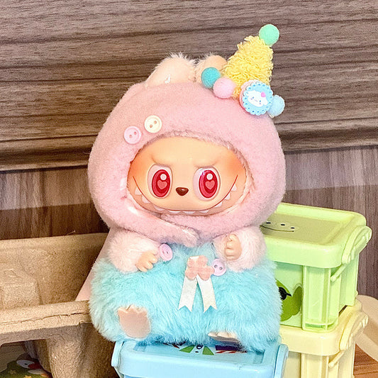 Birthday Party Outfit for Labubu (Fits Gen 1/2/3)
